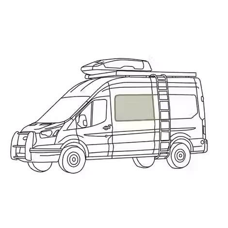 Ford Transit Crew Window Cover