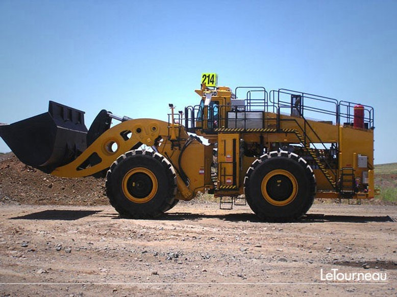 WORLD'S BIGGEST FRONTEND LOADERS P&H L1150!!
