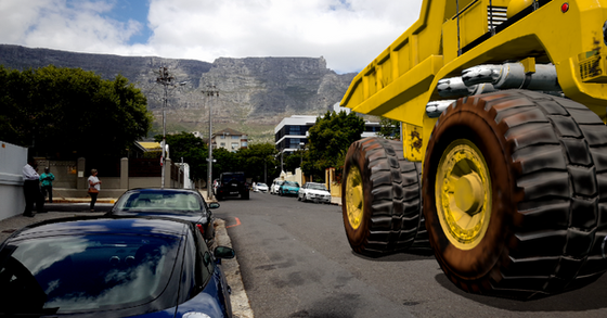 DUMP TRUCK IN THE MOTHER CITY!!