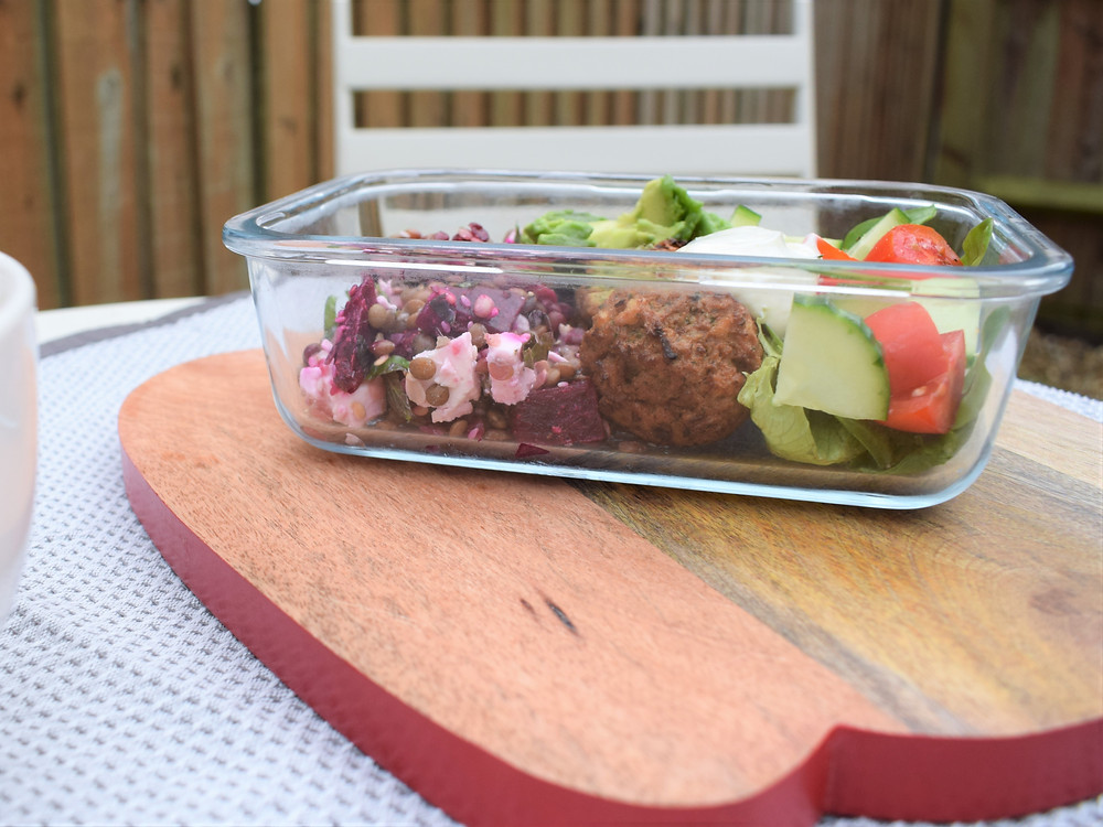 Beetroot, Feta & Lentil Lunch Box