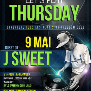 J Sweet @ Freedom Club – Lille, France