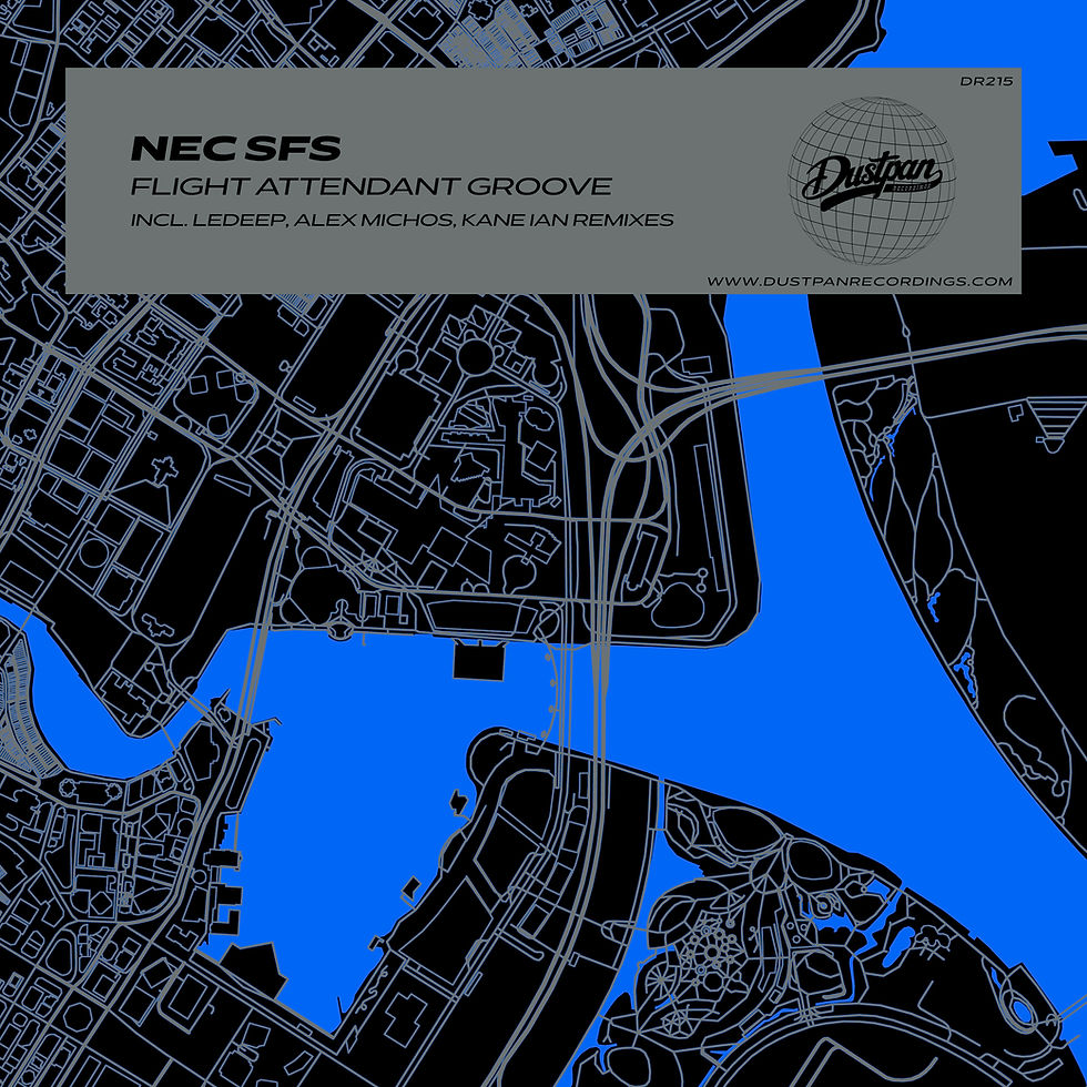 Nec SFS - Flight Attendant Groove (Incl. LeDeep, Alex Michos, Kane Ian Remixes) - Dustpan Recordings #DR215