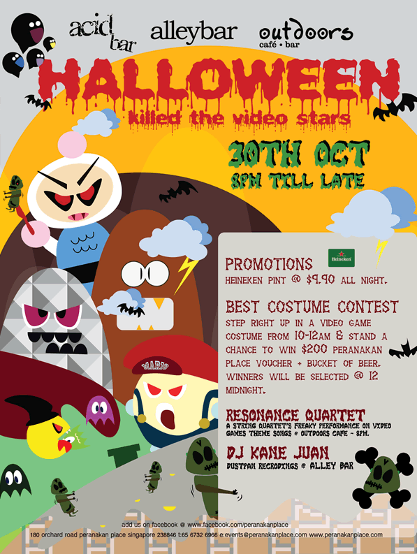 Halloween Killed The Video Stars @ Alley Bar/Acid Bar/Outdoors Cafe