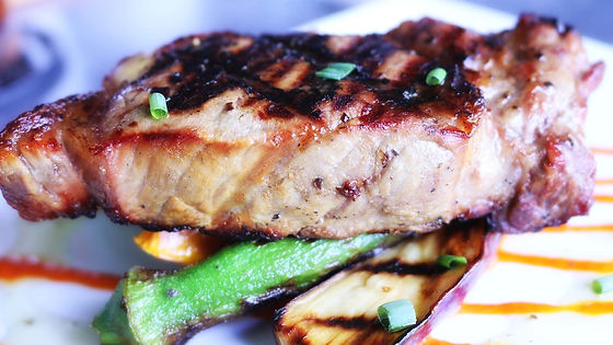 Steak de Thon grillé .