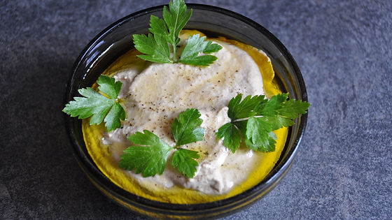 Aubergine Mayonnaise.Baba Ganoush