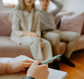 Couple in relationship counseling