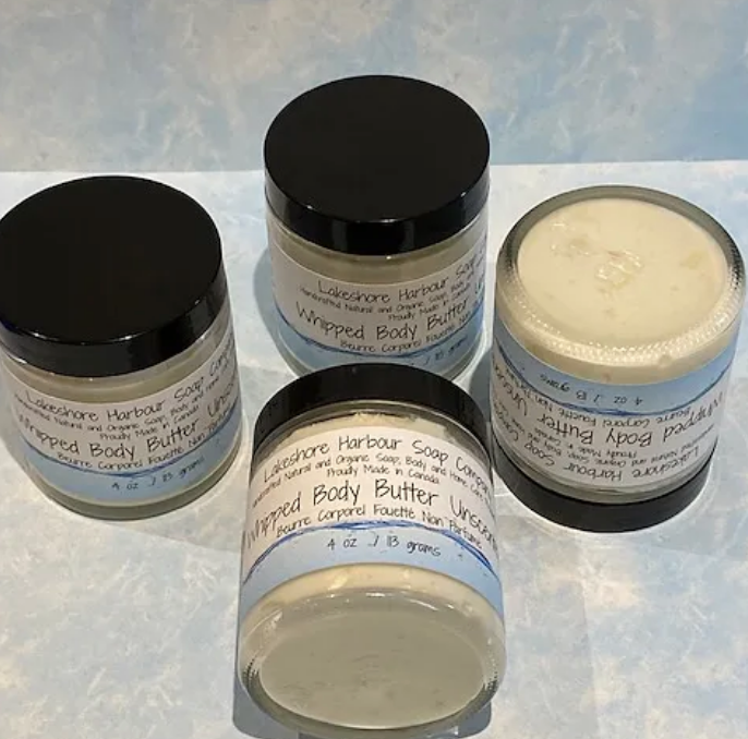 Thumbnail: Whipped Body Butter  with Organic Ingredients - Various sizes and Scents