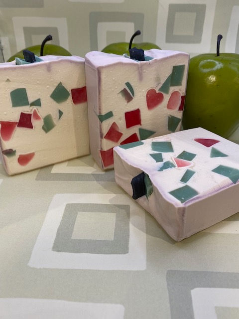 Abstract Green Apple Scented Soap - Partially Organic