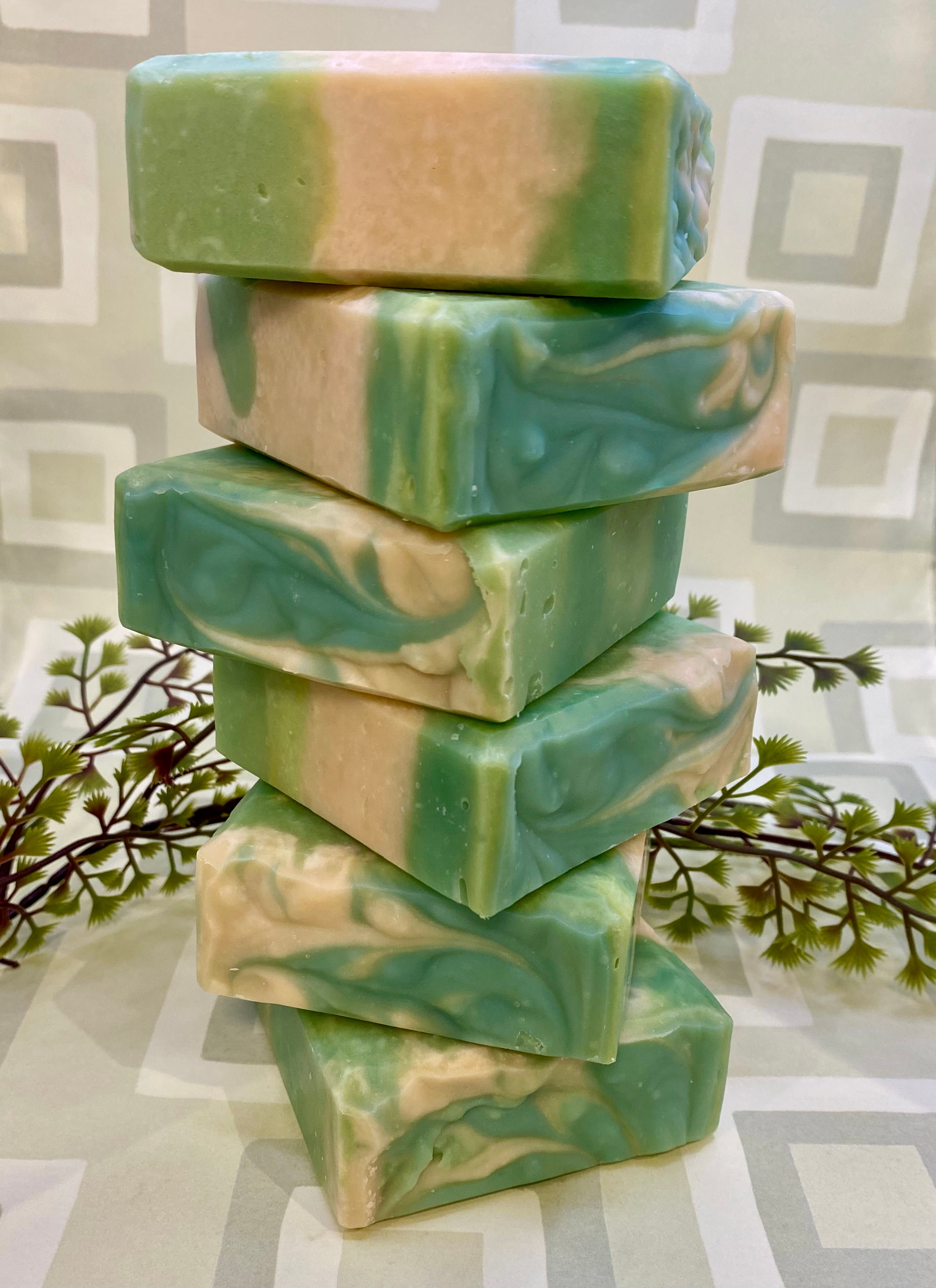 Cucumber Pear Scented Soap - Partially Organic