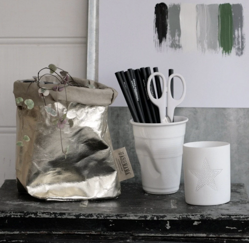 Thumbnail: Uashmama Paper Bag -  Metallic colours, various sizes
