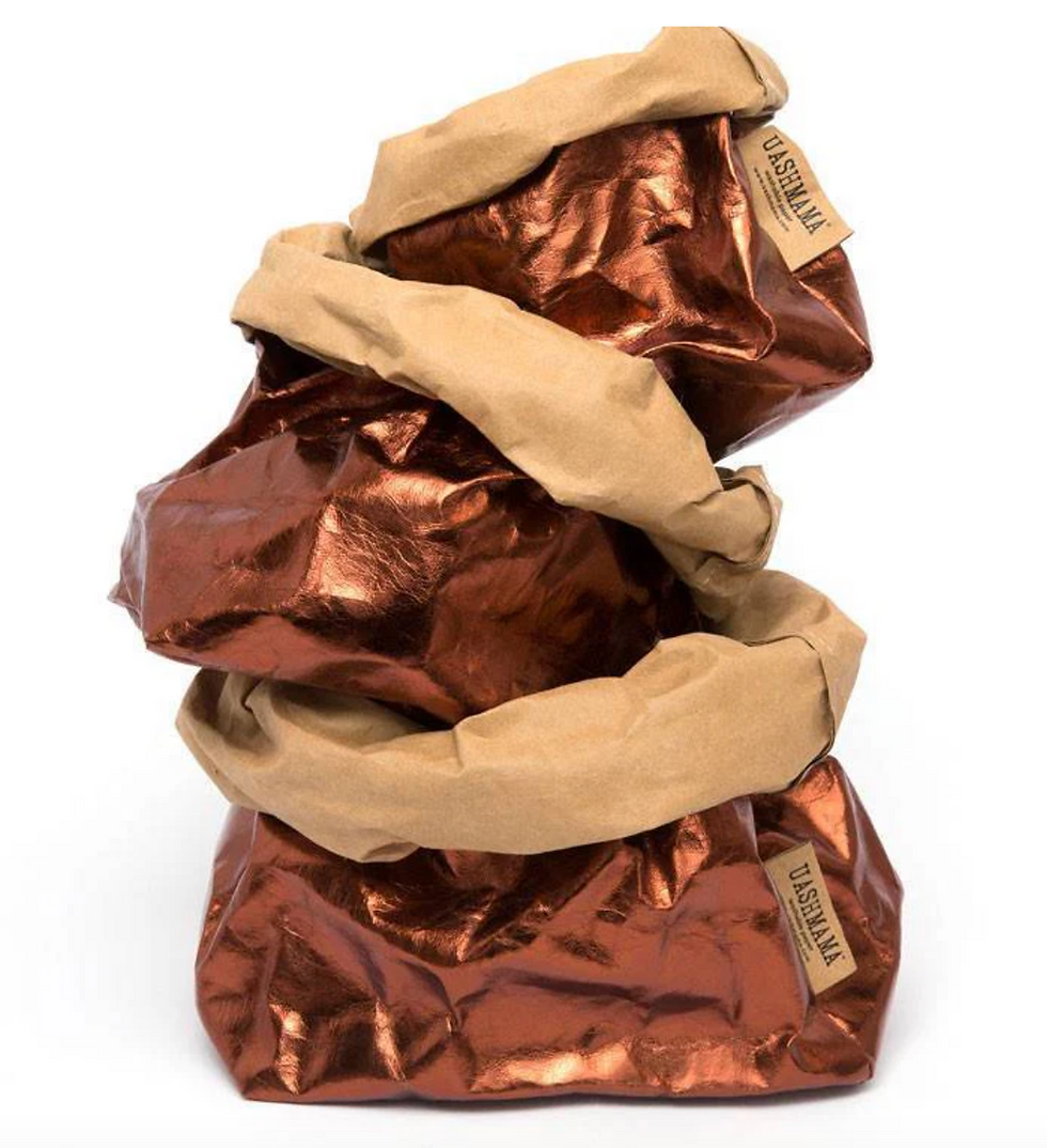 Thumbnail: Uashmama Paper Bag -  Metallic colours, various sizes