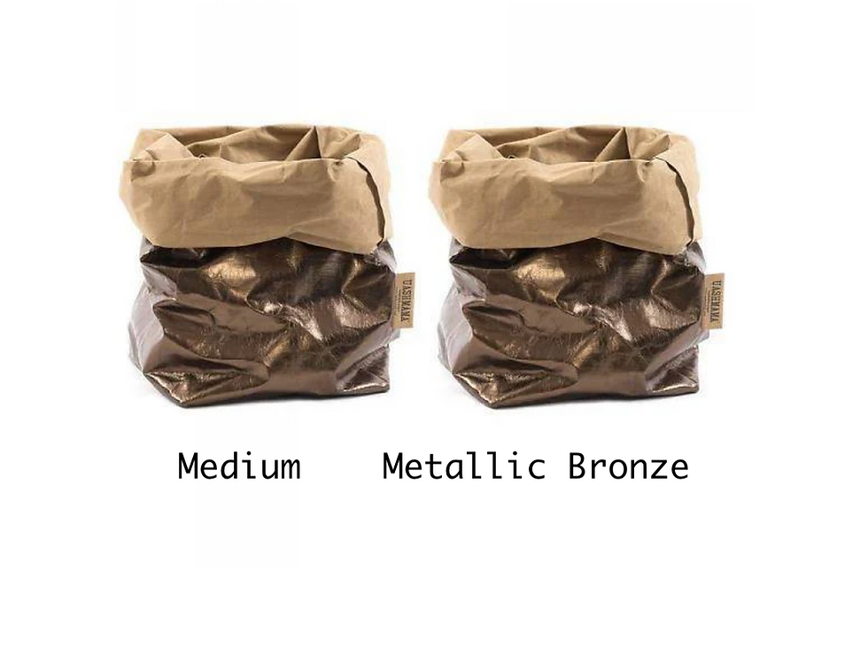 Thumbnail: Uashmama Paper Bag -  Metallic colours, various sizes