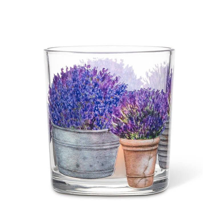 Thumbnail: Glass Candle Votives with tealight