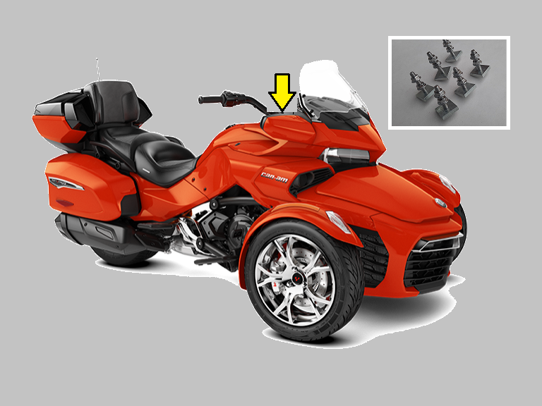 Miniature : Stabilisateur pour rétroviseur Spyder F3 & RT 2015-24