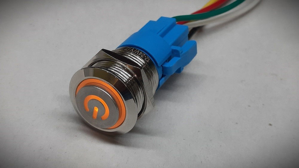 Interrupteur à bouton poussoir modèle ''Power''