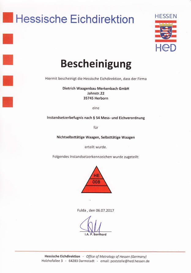Eicherlaubnis