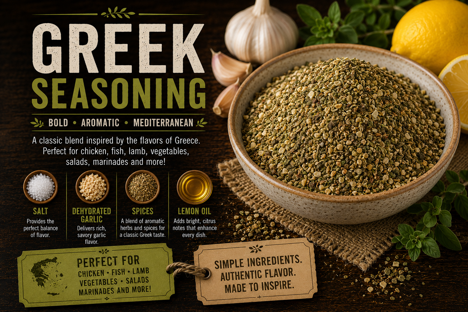 Greek Seasoning Blend