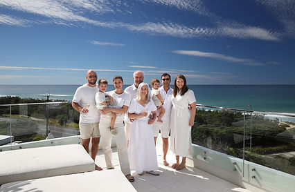 Family Photo session at accomodation in Marcus Beach