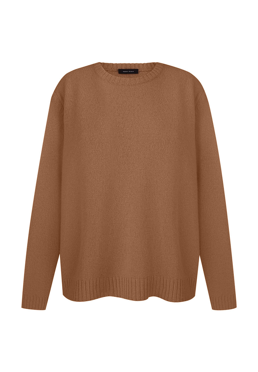 Thumbnail: Crew neck jumper in extra soft cashmere and wool