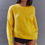 Thumbnail: Raglan sweater made of extra soft 100% cashmere in two threads