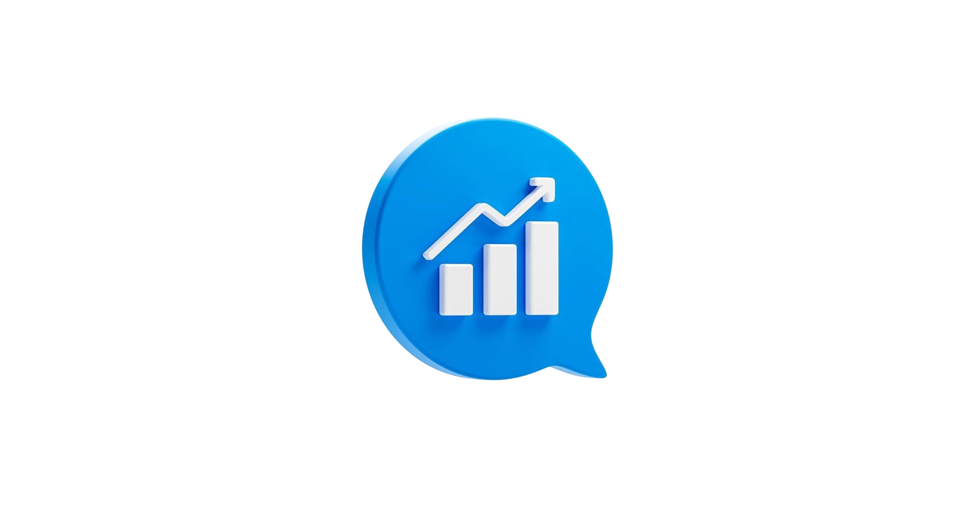 blue-up-arrow-graph-3d-icon-bubble-message-isolated-white-background-with-business-finance
