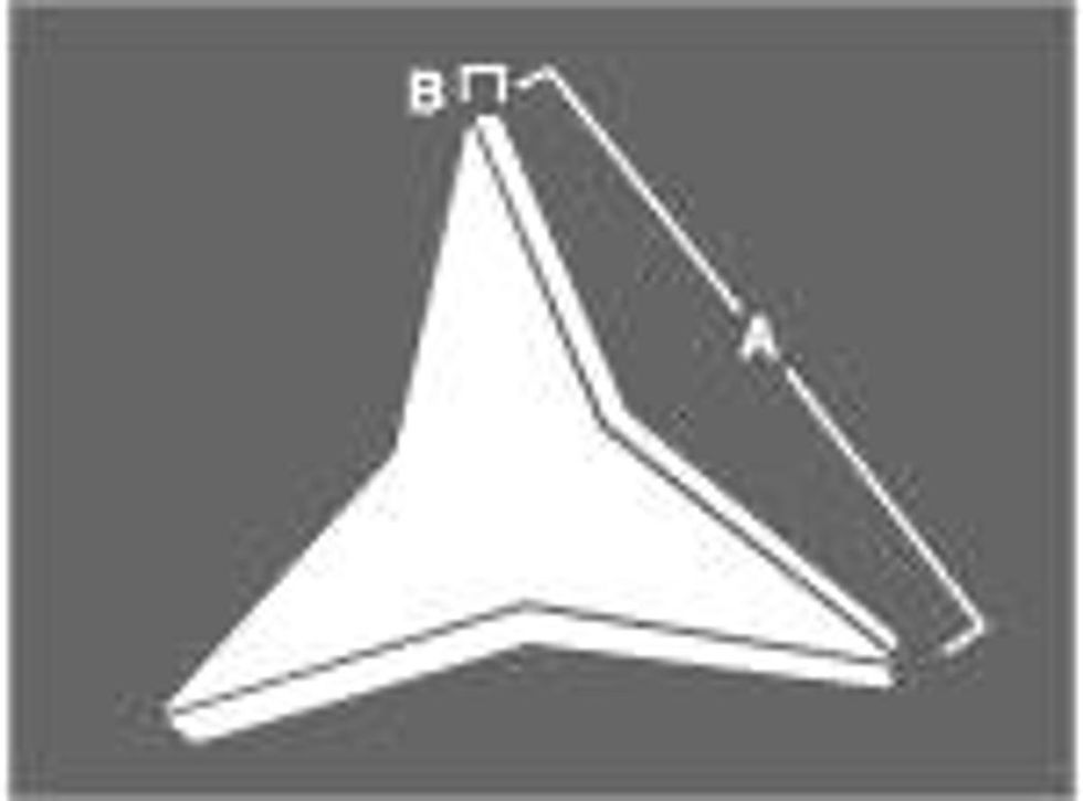 Thumbnail: SF Angle Cut Tristar 5/8" x 1/4"