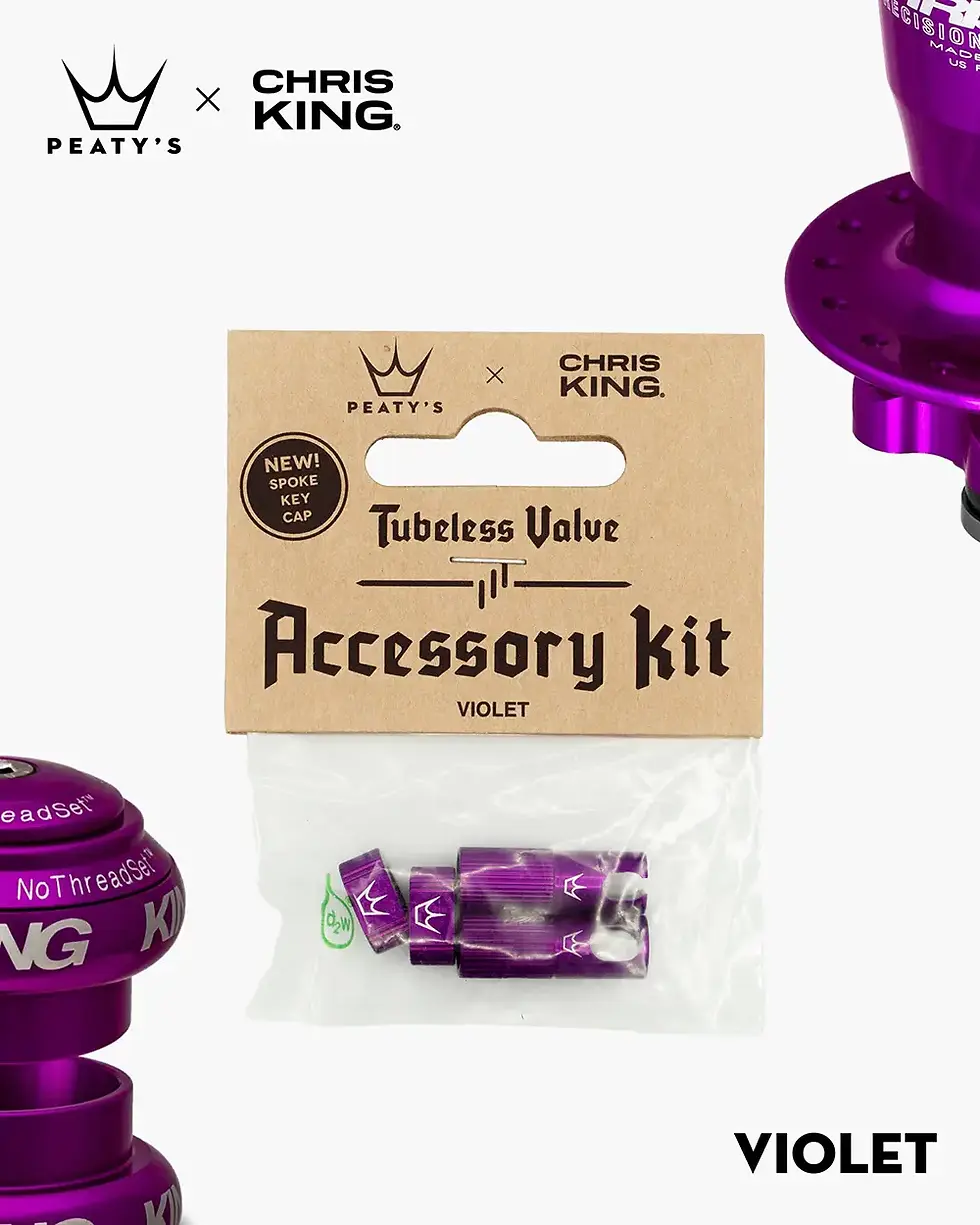 Thumbnail: Peaty's x Chris King MK2 Tubeless Valve Accessory Kit