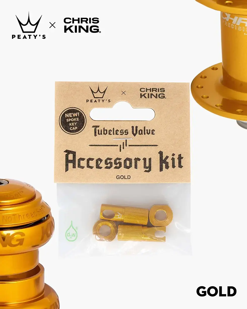 Thumbnail: Peaty's x Chris King MK2 Tubeless Valve Accessory Kit