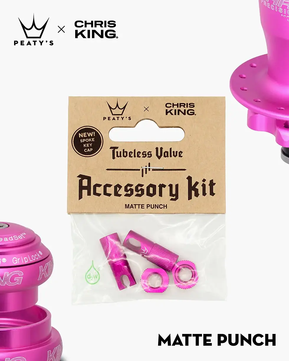 Thumbnail: Peaty's x Chris King MK2 Tubeless Valve Accessory Kit