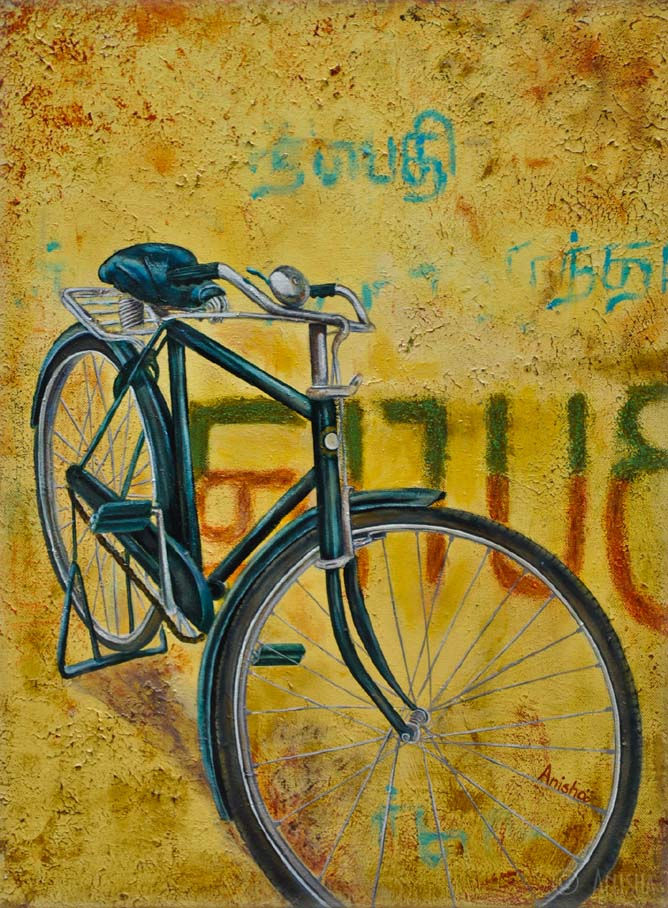 Bi- cycle and graffiti*