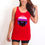 Thumbnail: Peeking Cat in Genderfluid Flag Colors | Unisex Jersey Tank