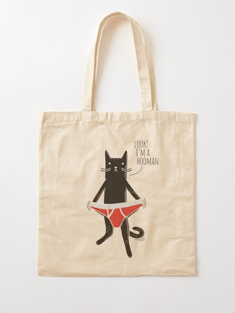 Thumbnail: Look! I'm A Hooman | Canvas Tote Bag
