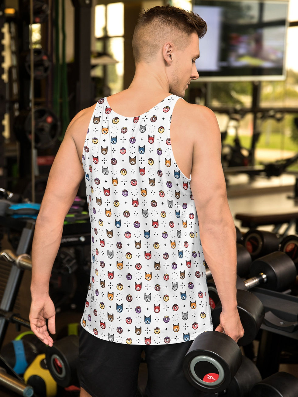 Thumbnail: Cats and Donuts | Men's AOP Tank Top