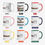 Thumbnail: Purride Cat | White Ceramic Mug with Accent Color