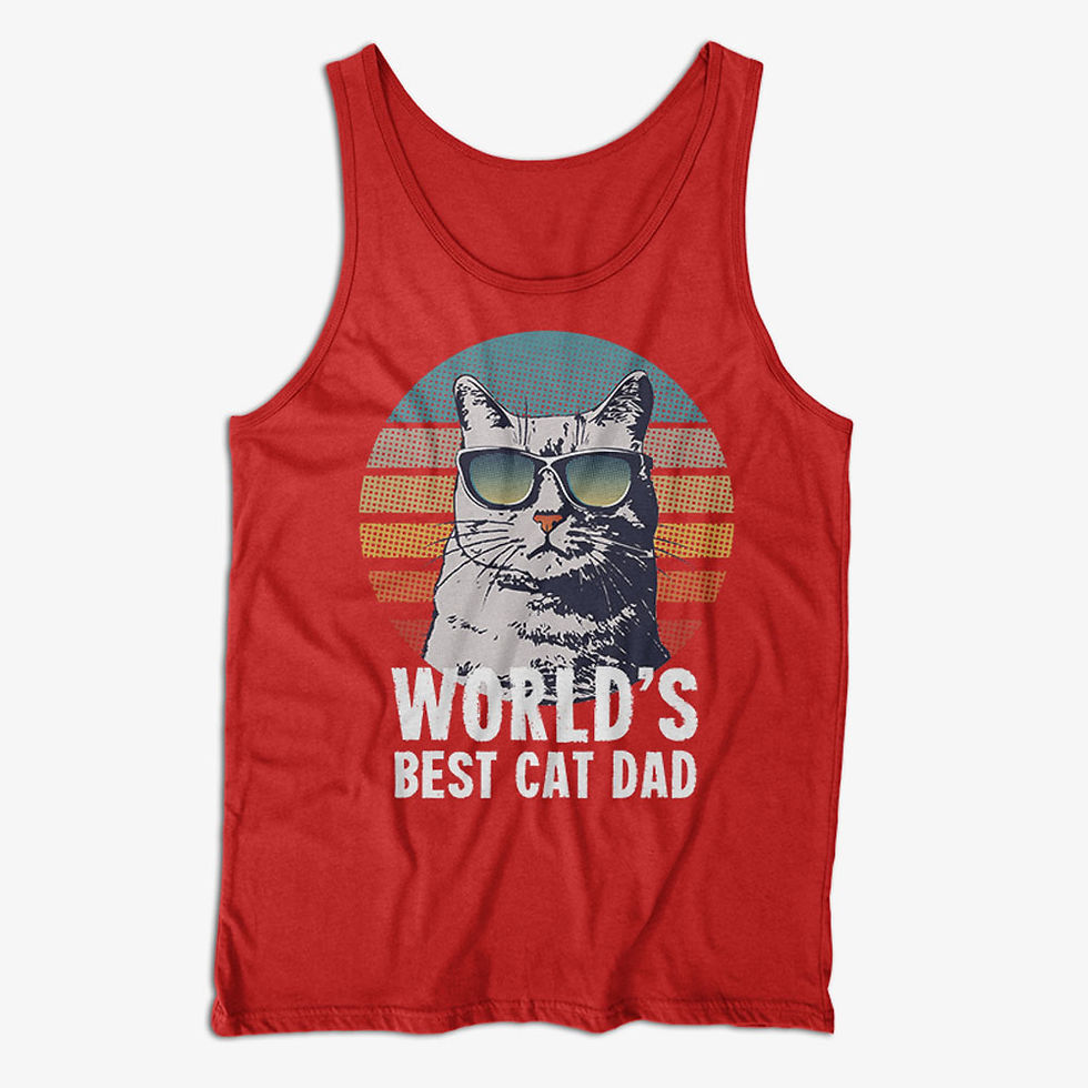 Thumbnail: World's Best Cat Dad | Jersey Tank