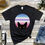 Thumbnail: Peeking Cat in Bigender Flag Colors | Classic T-Shirt