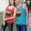 Thumbnail: Peeking Cat in Rainbow Colors | Unisex Jersey Tank