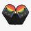 Thumbnail: Peeking Cat in Rainbow Colors | Oven Mitts