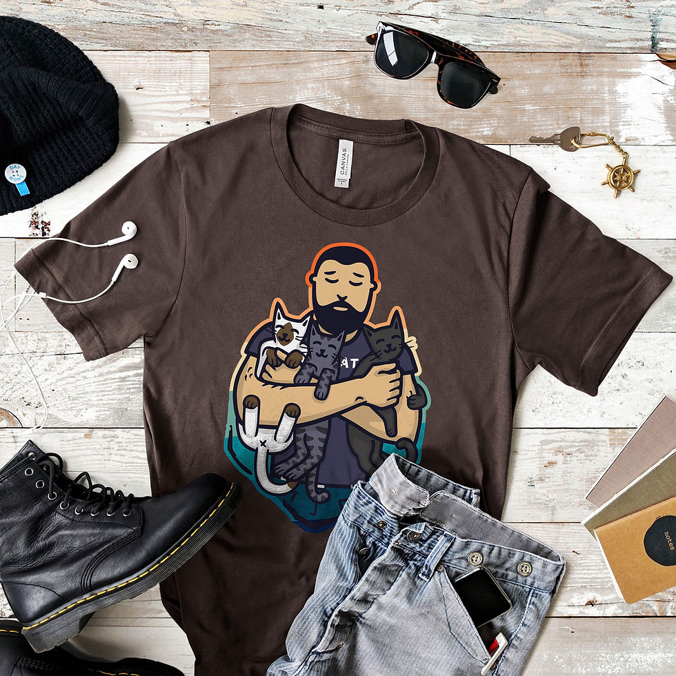Thumbnail: Cat Daddy: Family | Jersey T-Shirt
