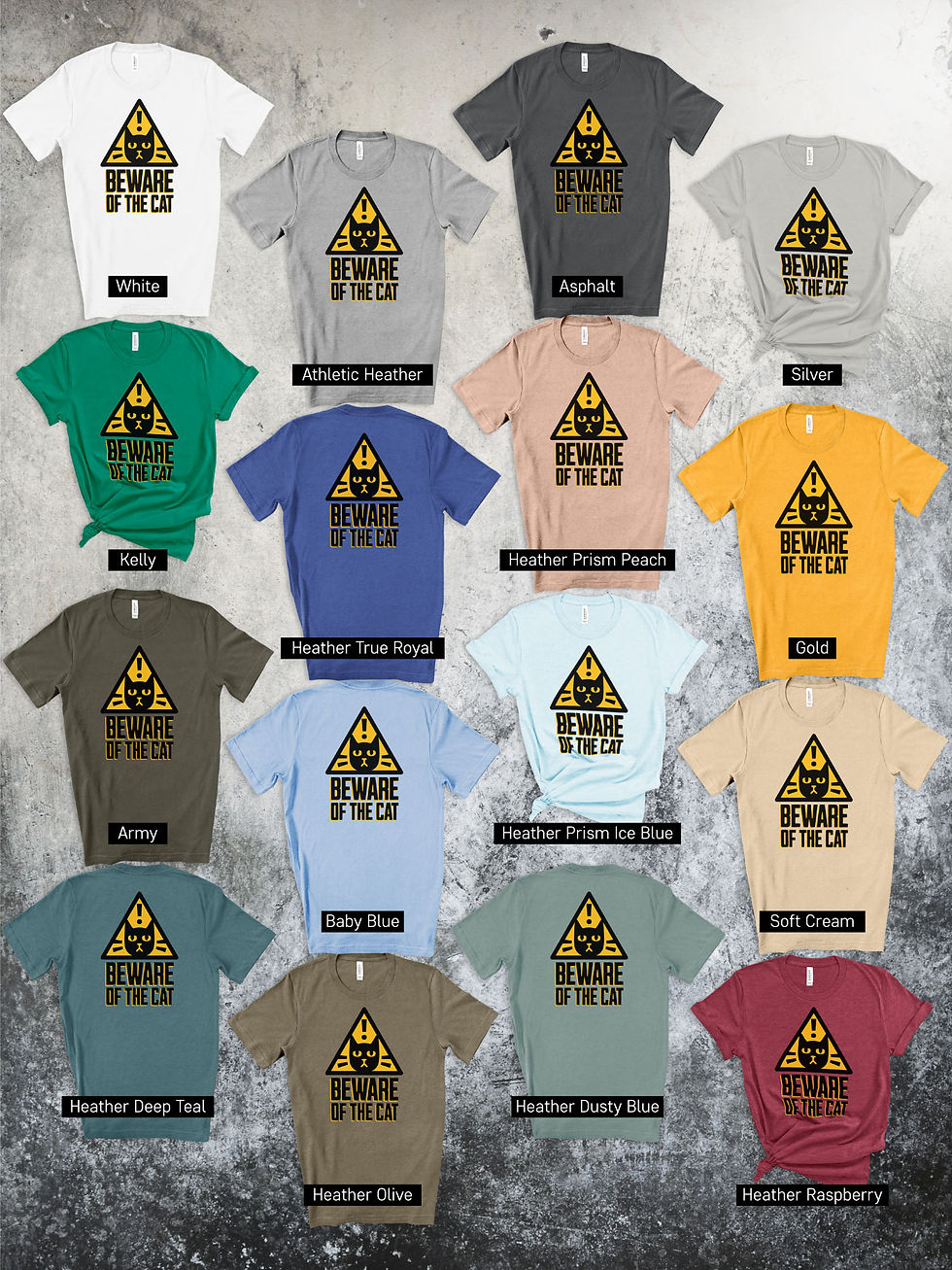 Thumbnail: Beware of the Cat | Unisex Jersey T-Shirt