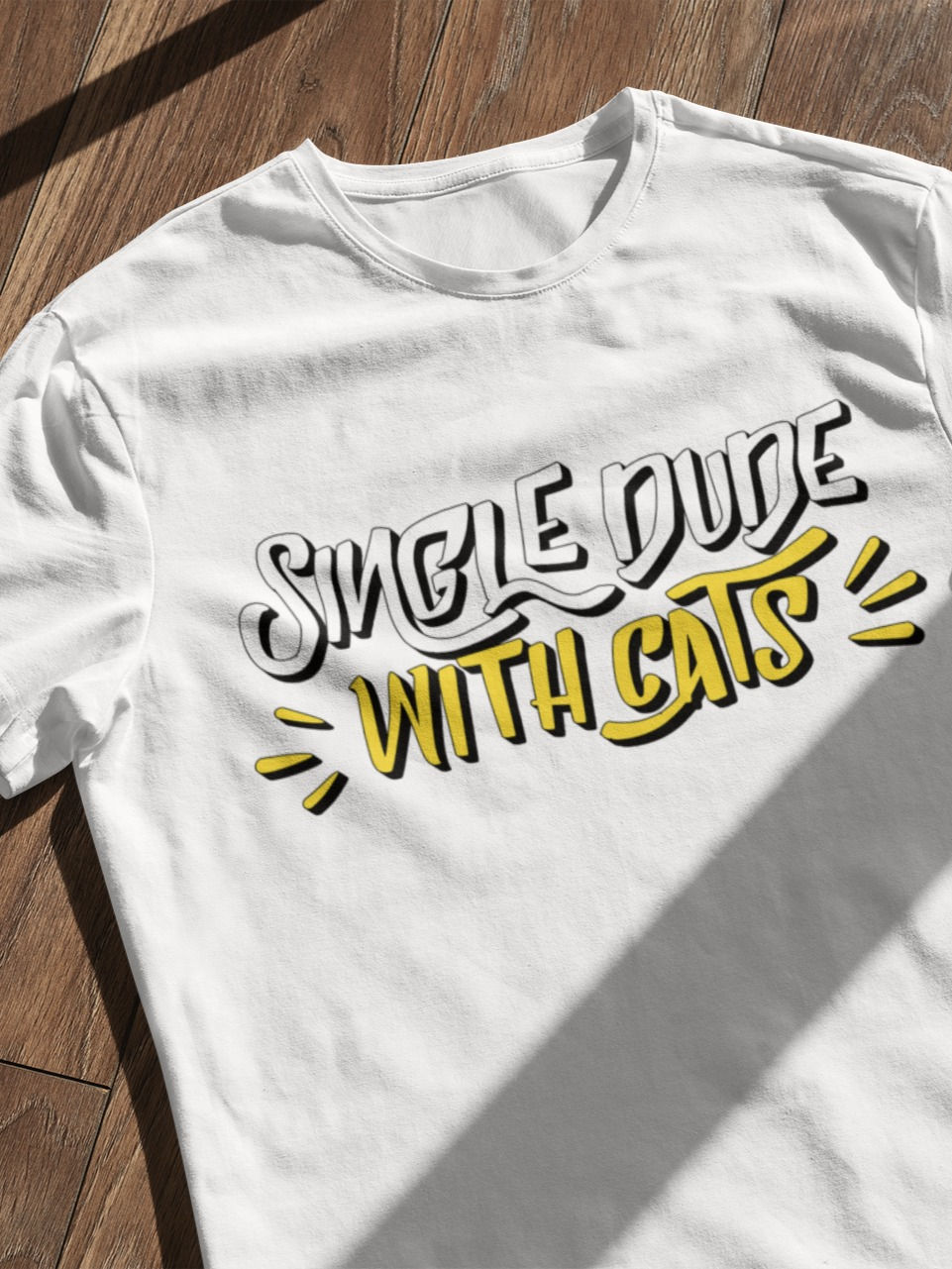 Thumbnail: Single Dude With Cats | Classic T-Shirt