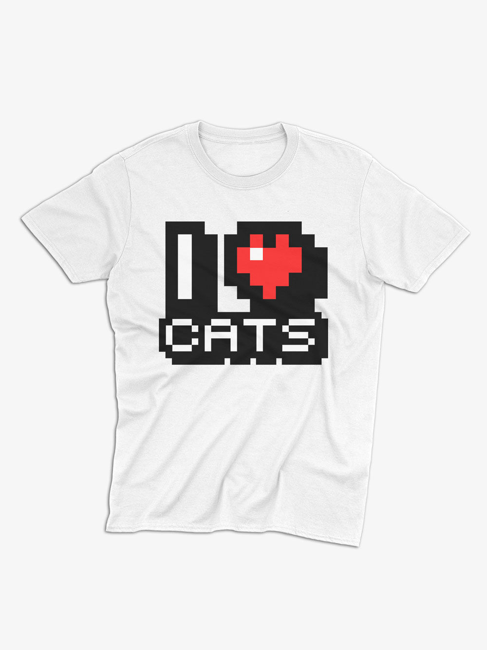 I Love Cats: 8-bit Style | Classic T-Shirt