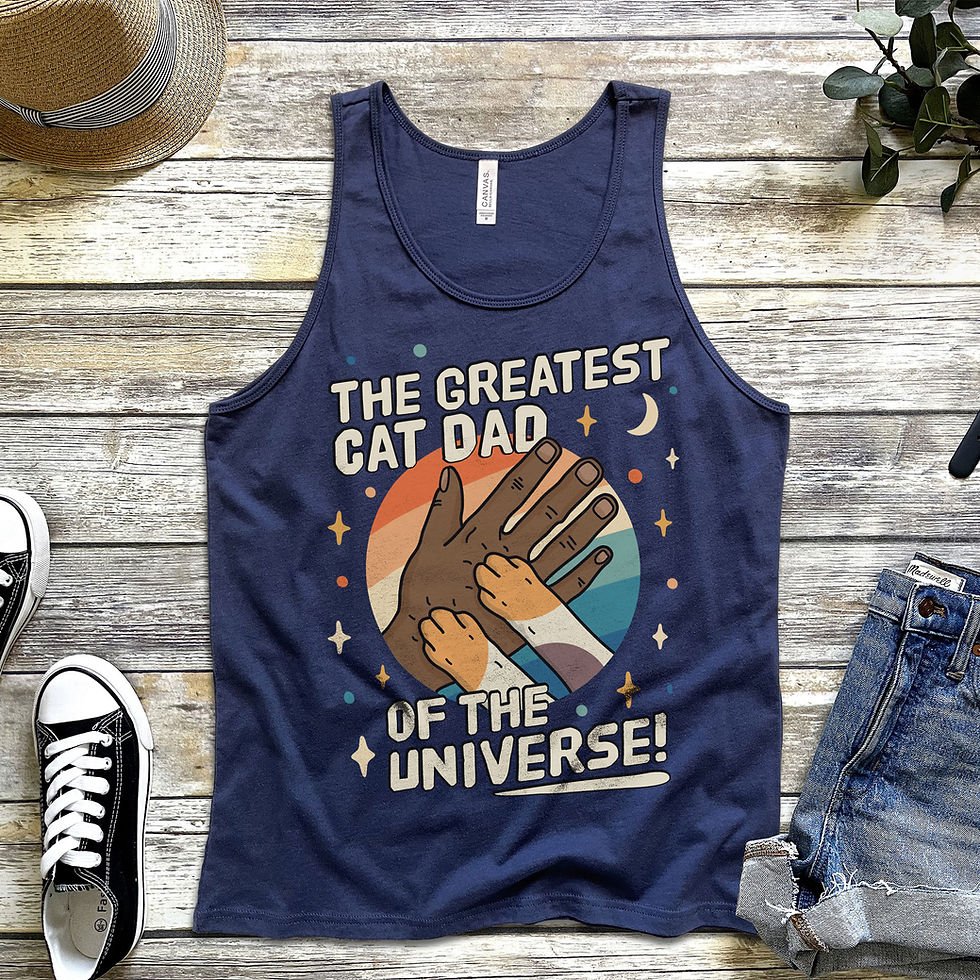 Thumbnail: The Greatest Cat Dad | Jersey Tank