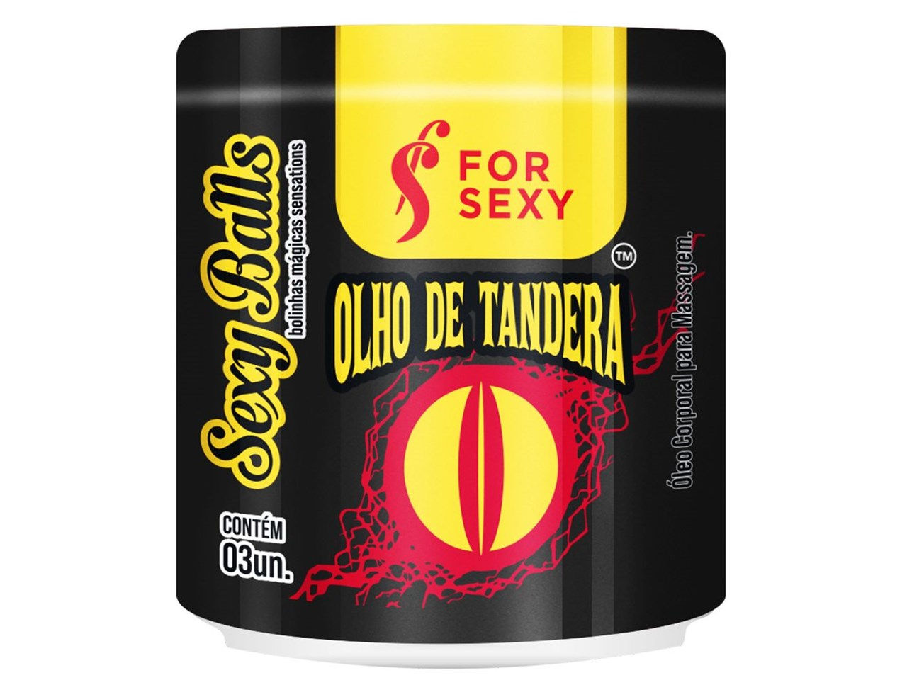 BOLINHA OLHO DE TANDERA (EXCITANTE ANAL) SEXY BALLS FUNCIONAL 03 UNIDADES - FOR