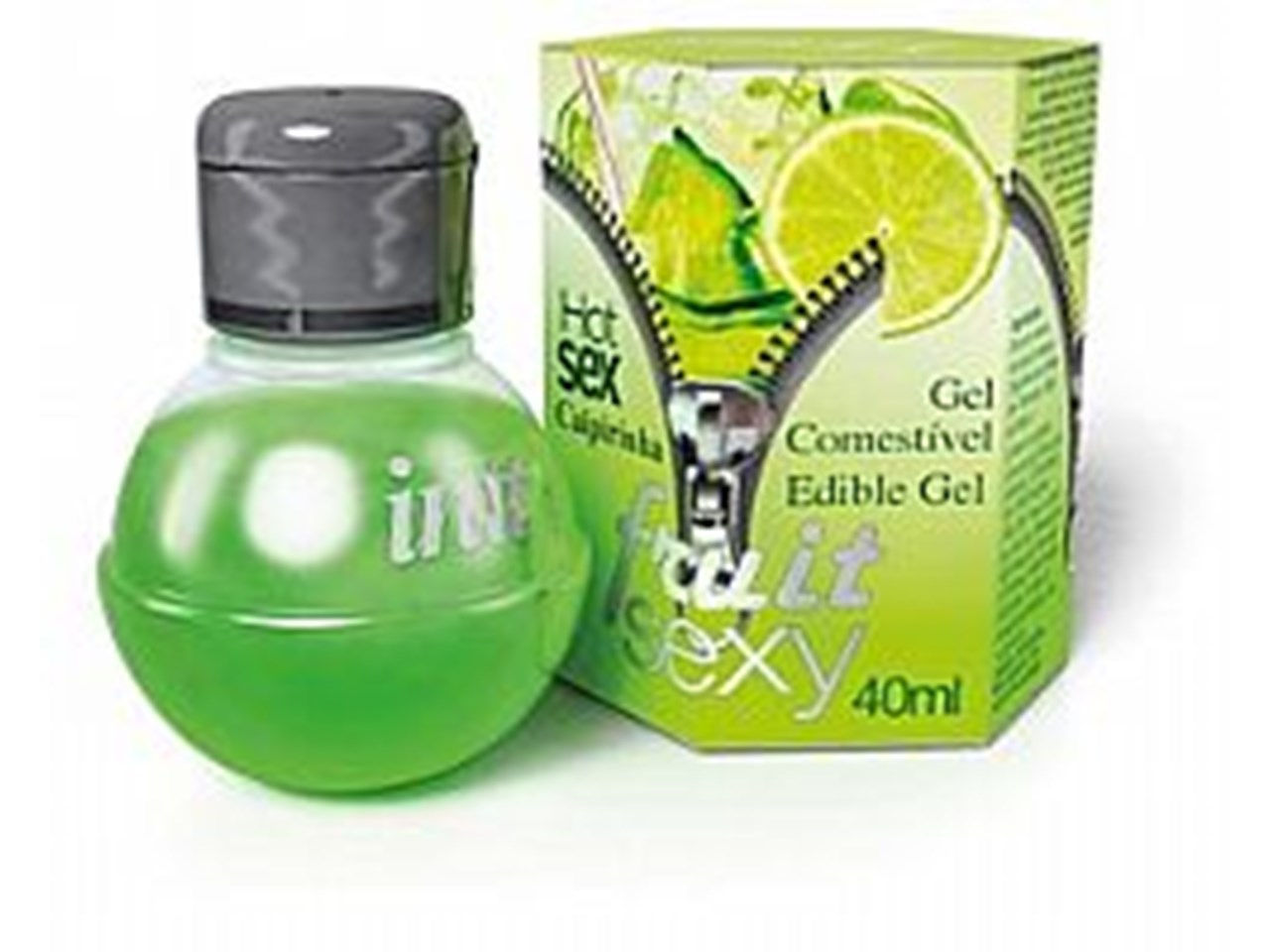 GEL COMESTÍVEL FRUIT SEXY CAIPIRINHA 40M - INTT