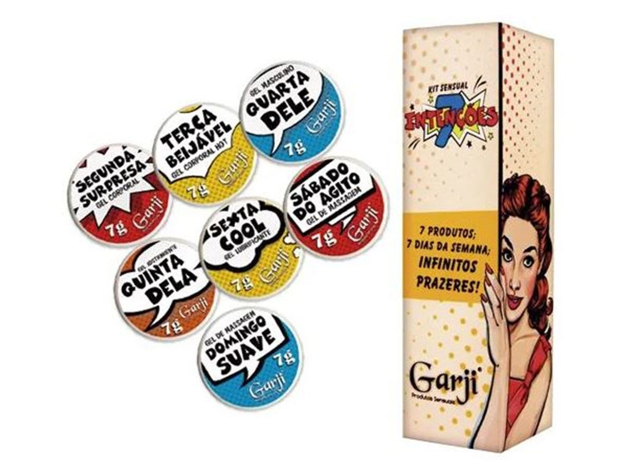 KIT SENSUAL 7 INTENÇÕES - GARJI