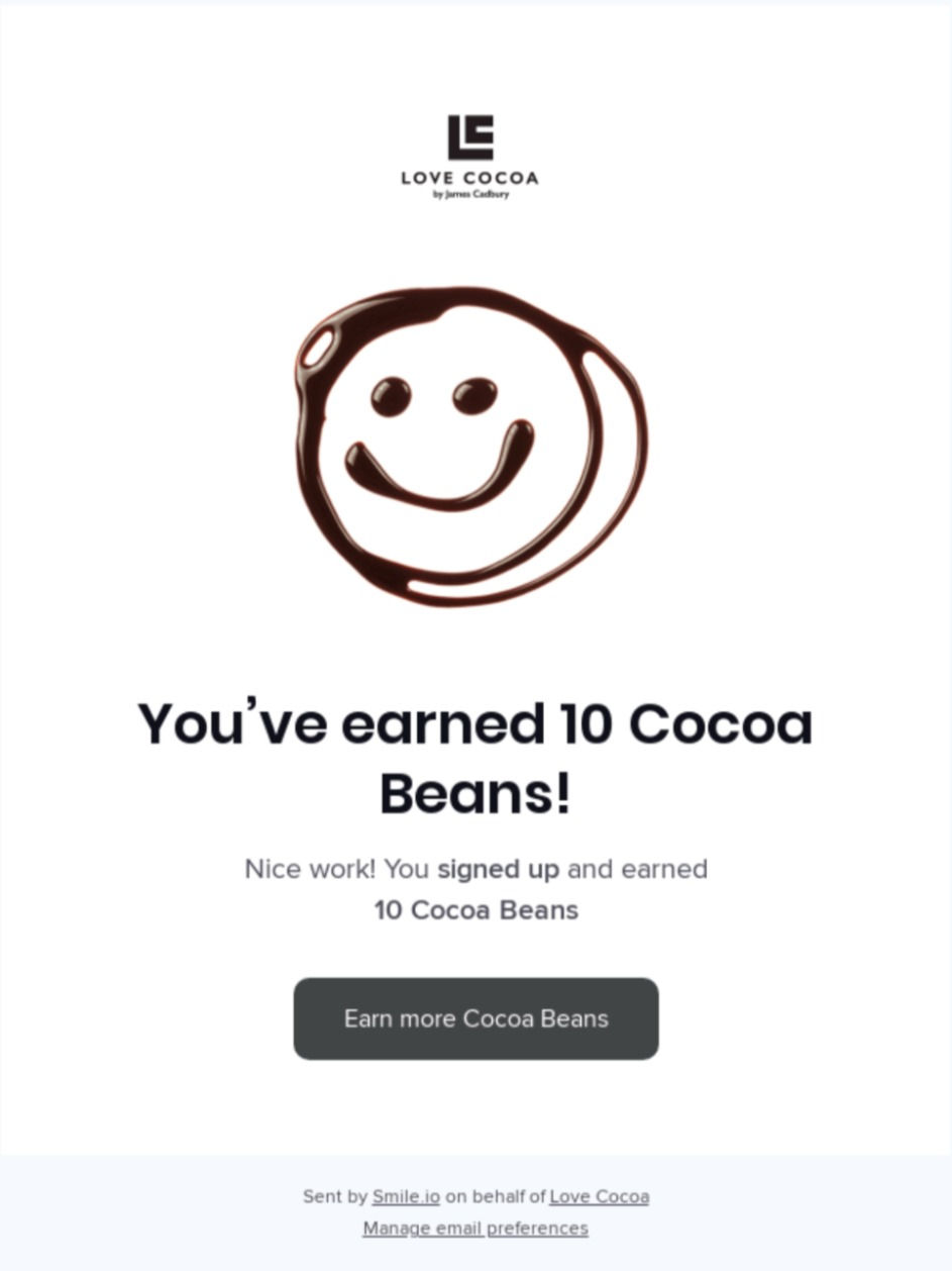 Rewards Loyalty Program Points Balance Email Example