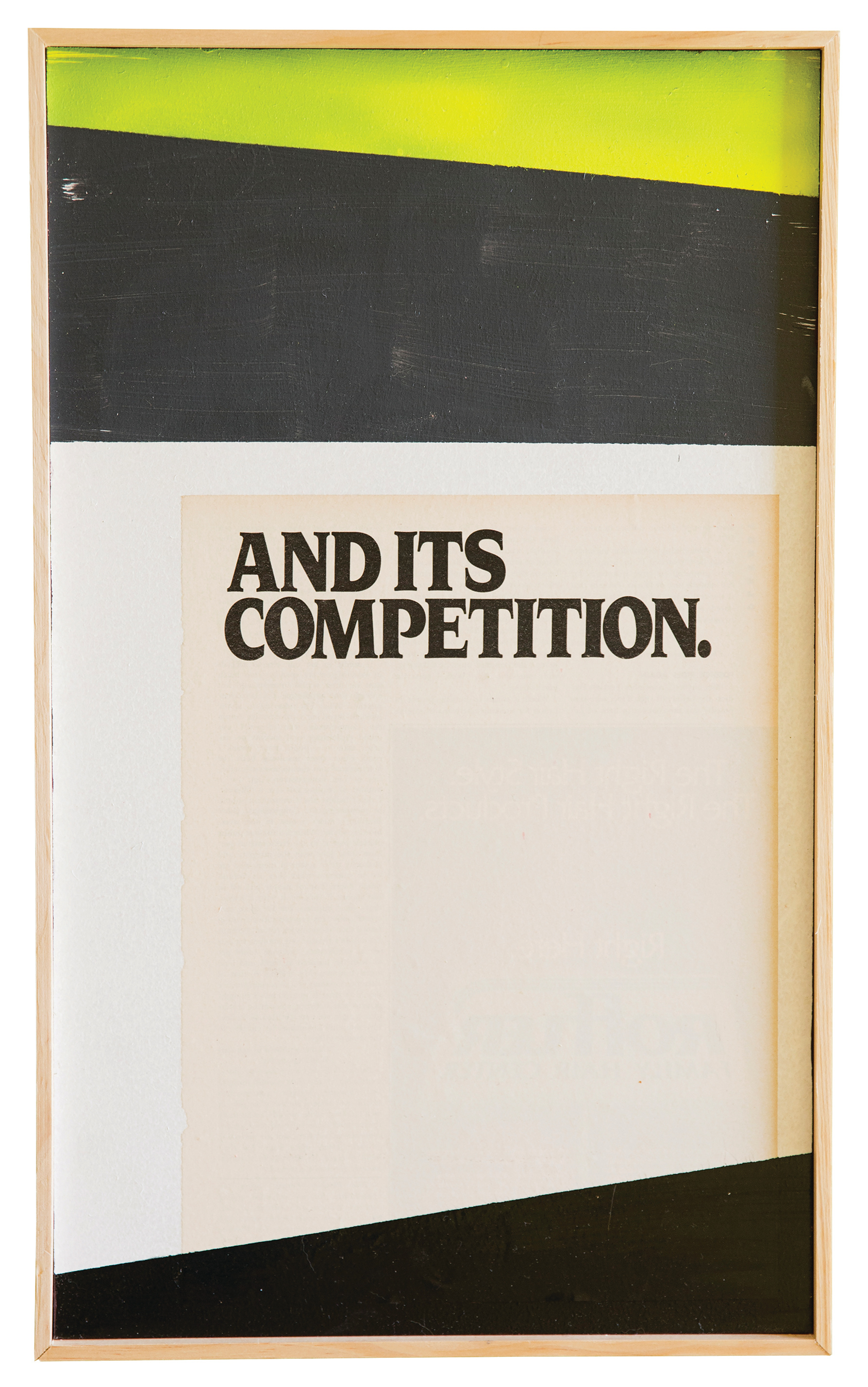 And It's Competition