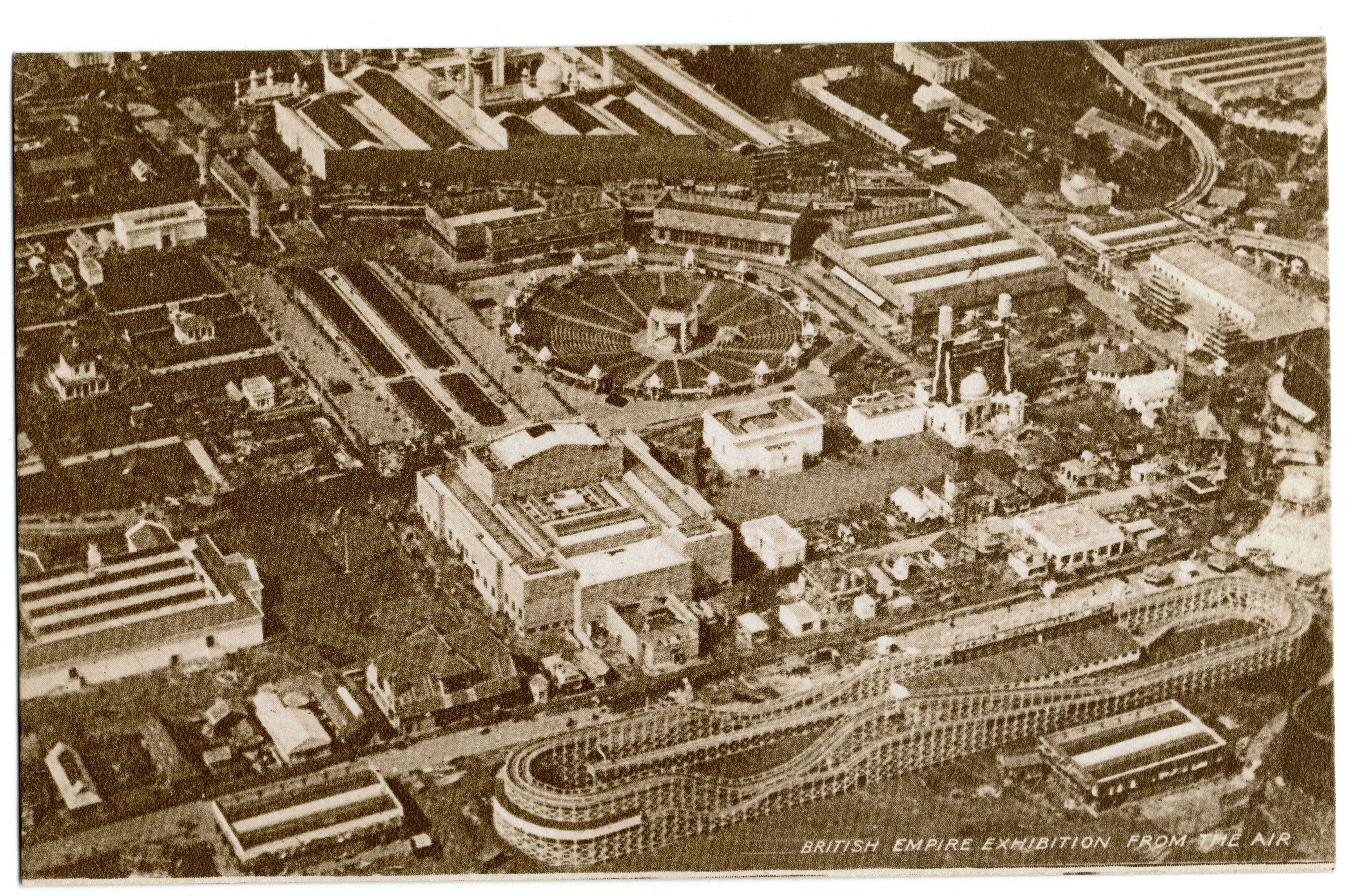 British Empire Exhibition from the air