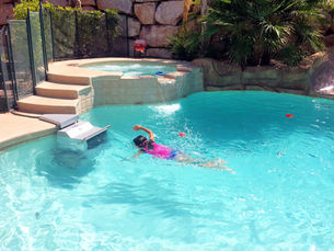 Turns any traditional pool into an Endless Pool